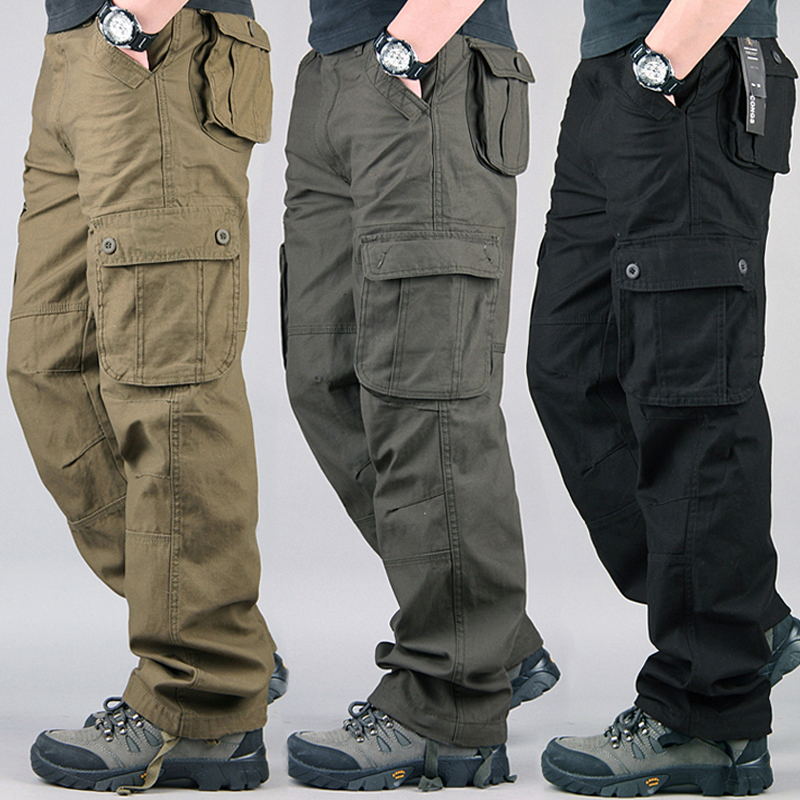 Fishing Pants Waterproof - Taktyczne spodnie w stylu Cargo męskie