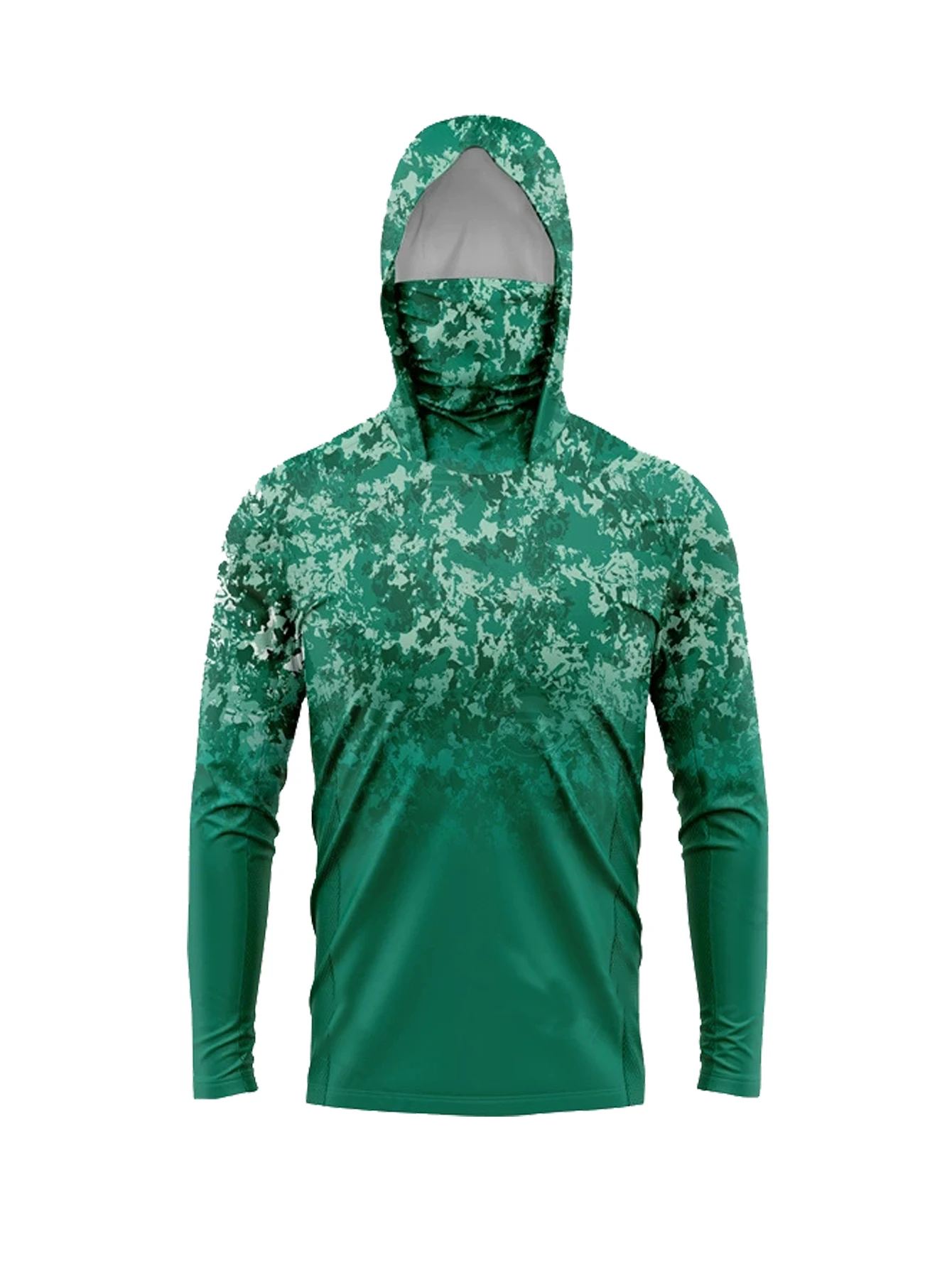 Fishing Shirt Uv Protection - Męska bluza z kapturem do wędkowania