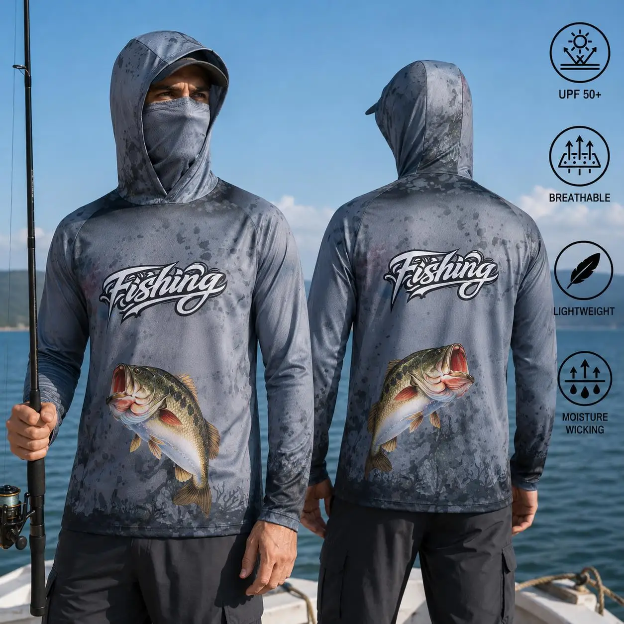 Koszula do wędkowania z kaptur – Fishing Mask Sun Protection recenzja i cena
