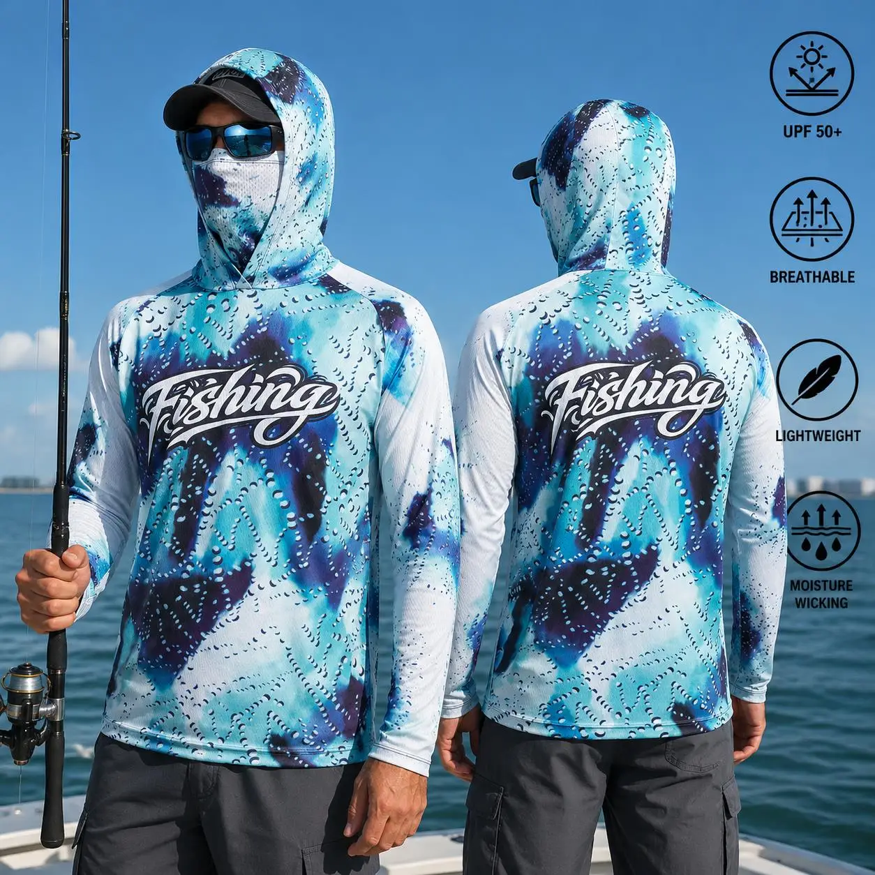 Koszula do wędkowania z kaptur – Fishing Mask Sun Protection recenzja i cena