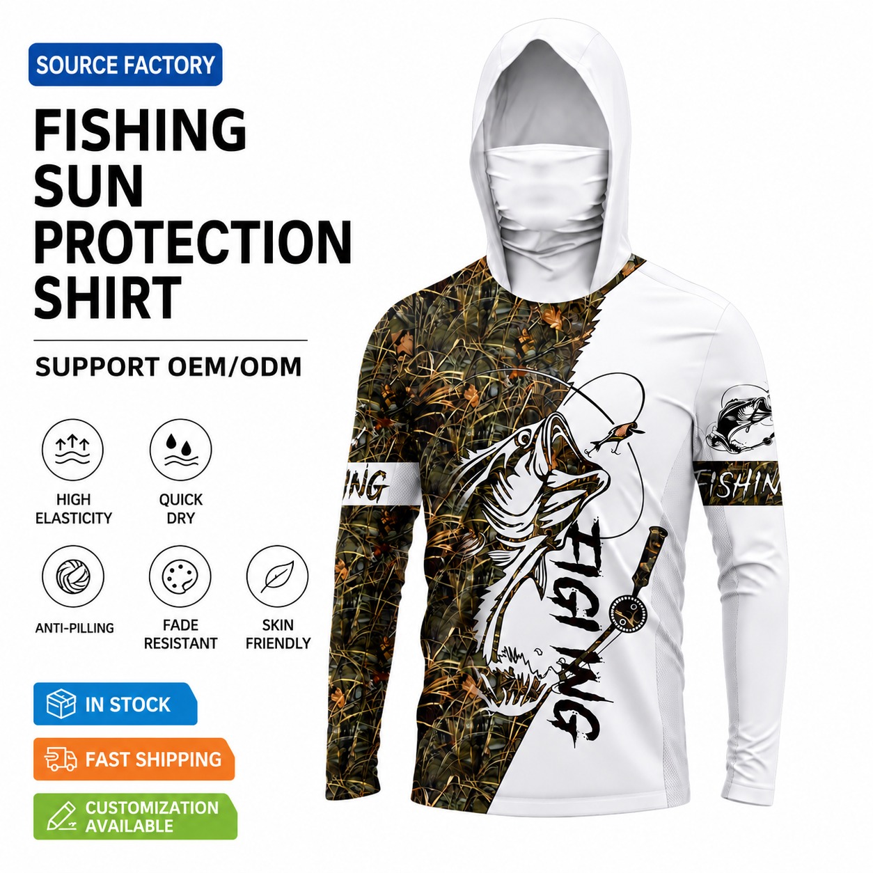 MALFC 1 szt. Męska koszulka wę – Fishing Shirt Uv Protection recenzja i cena