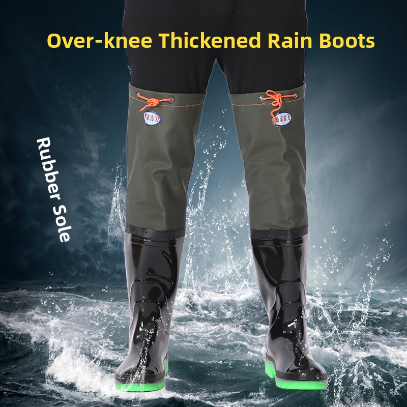 Grube kalosze za kolano męskie – Fishing Pants Waterproof recenzja i cena