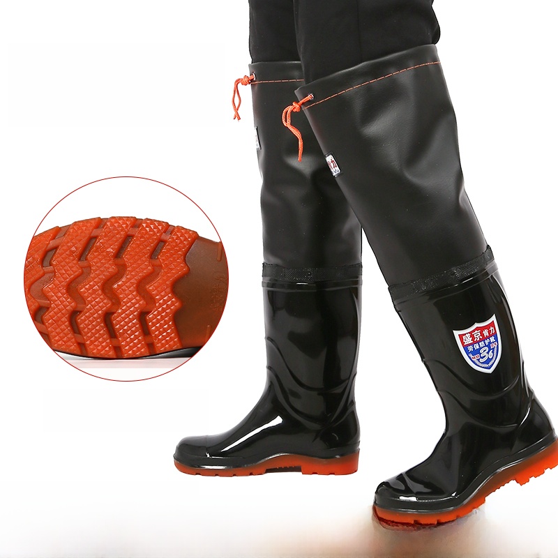 Grube kalosze za kolano męskie – Fishing Pants Waterproof recenzja i cena