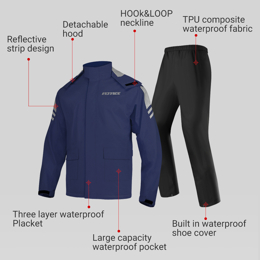 Męski kombinezon przeciwdeszcz – Fishing Rain Suit recenzja i cena